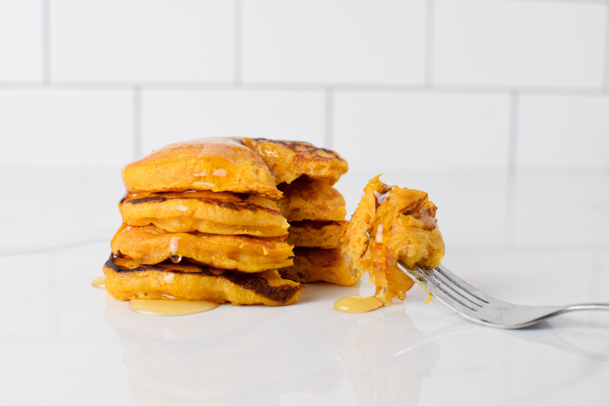 Sourdough Pumpkin Pancakes from scratch