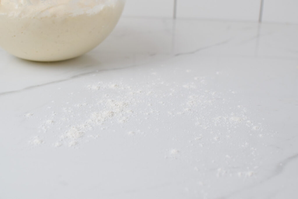 floured surface to make sourdough bread