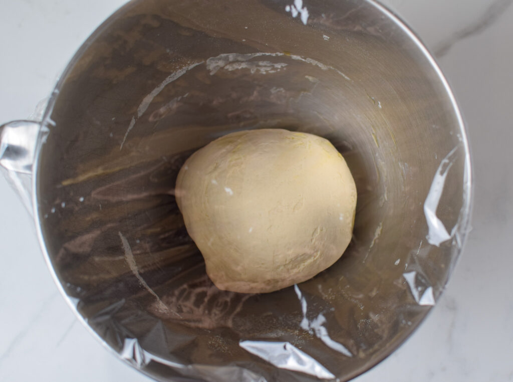 bagel dough rising