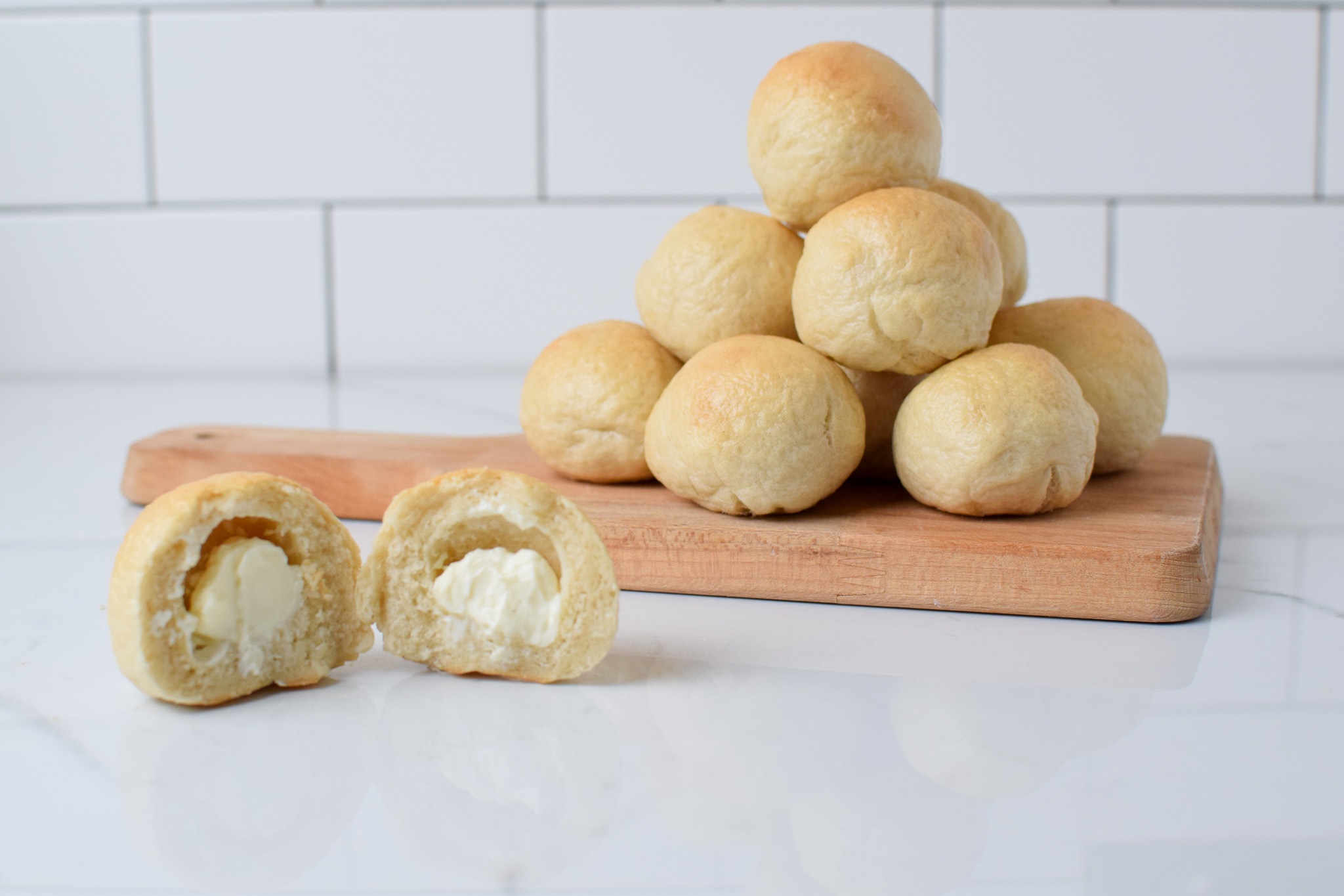 stuffed bagel bites with sourdough discard