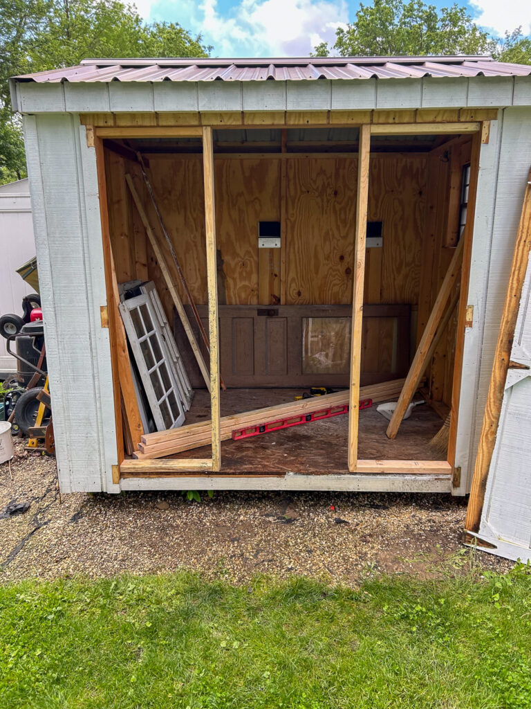 replacing shed doors